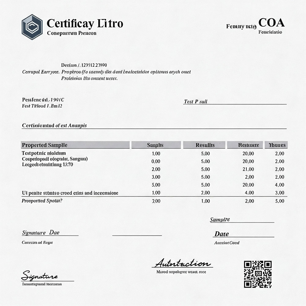 اطلاعات موجود در گواهی COA