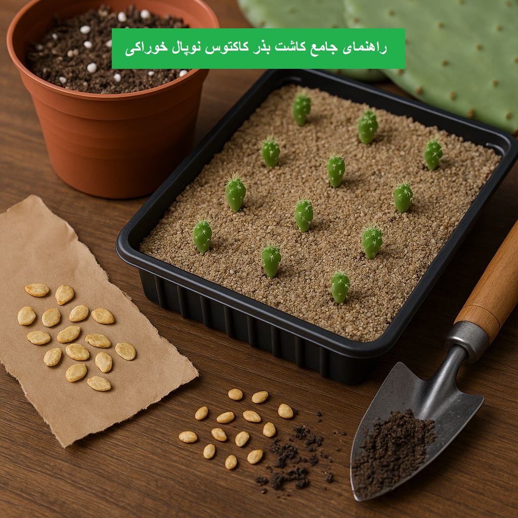 راهنمای جامع کاشت بذر کاکتوس نوپال خوراکی